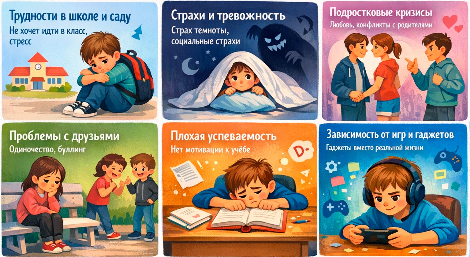 Детские и подростковые проблемы